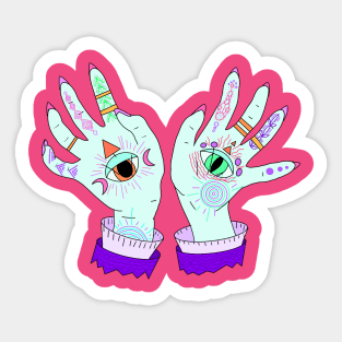 Magic Hands Sticker